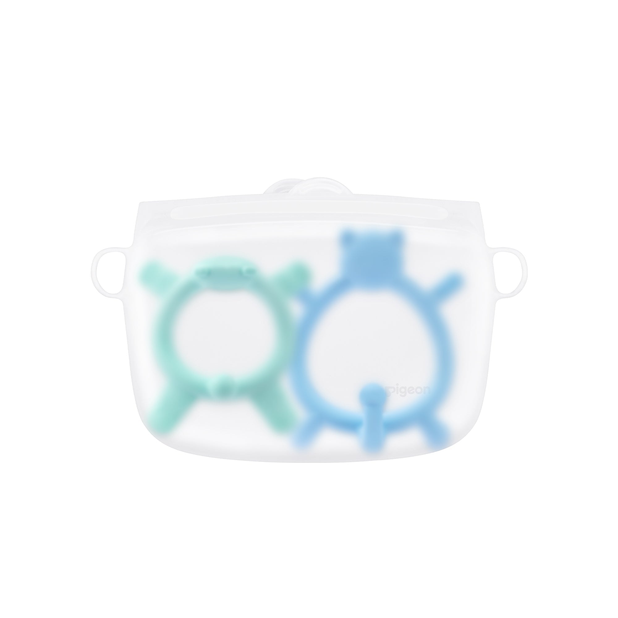 Silicone Teether Set with Travel Case