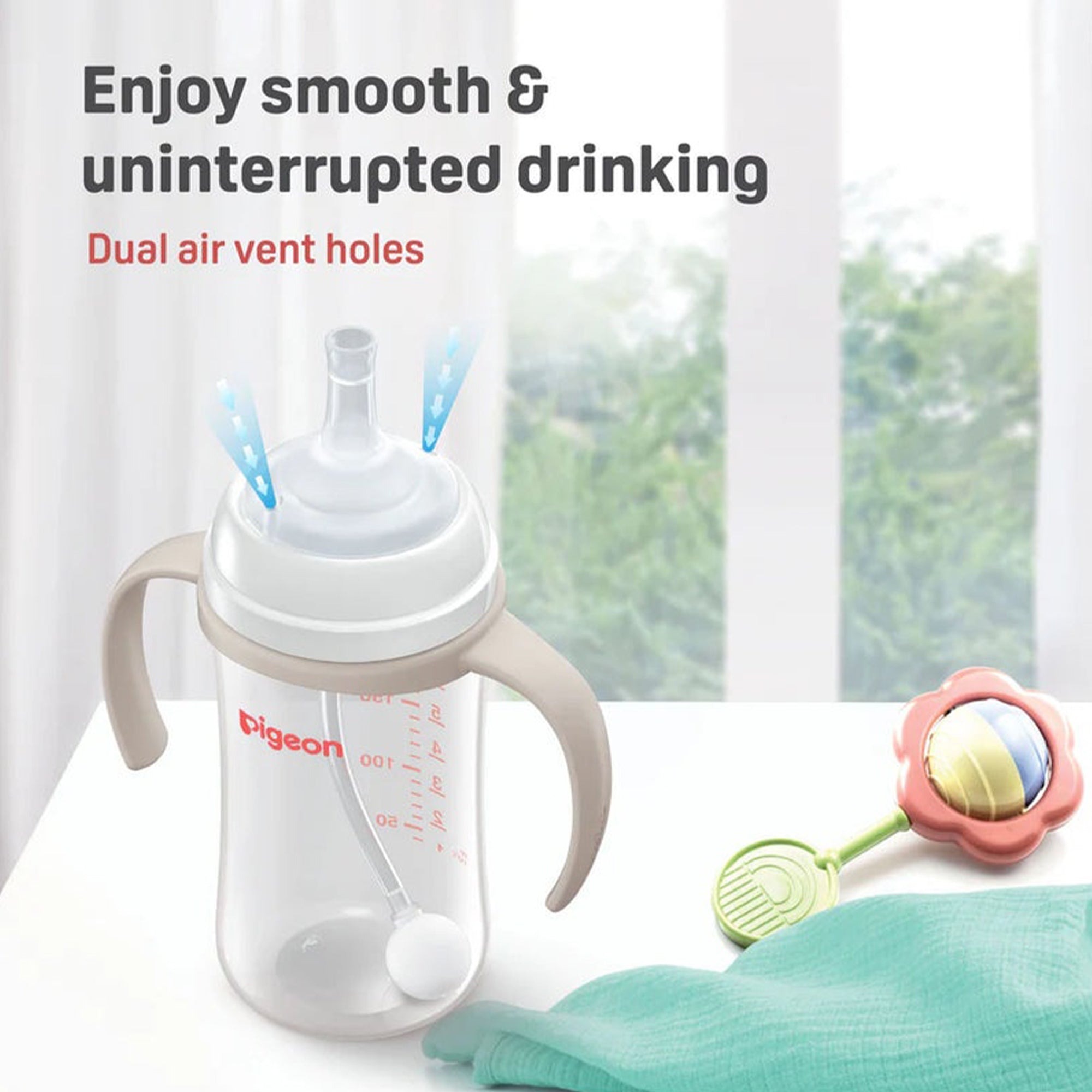 Weaning Series Sipper 12M + Weight Ball Straw