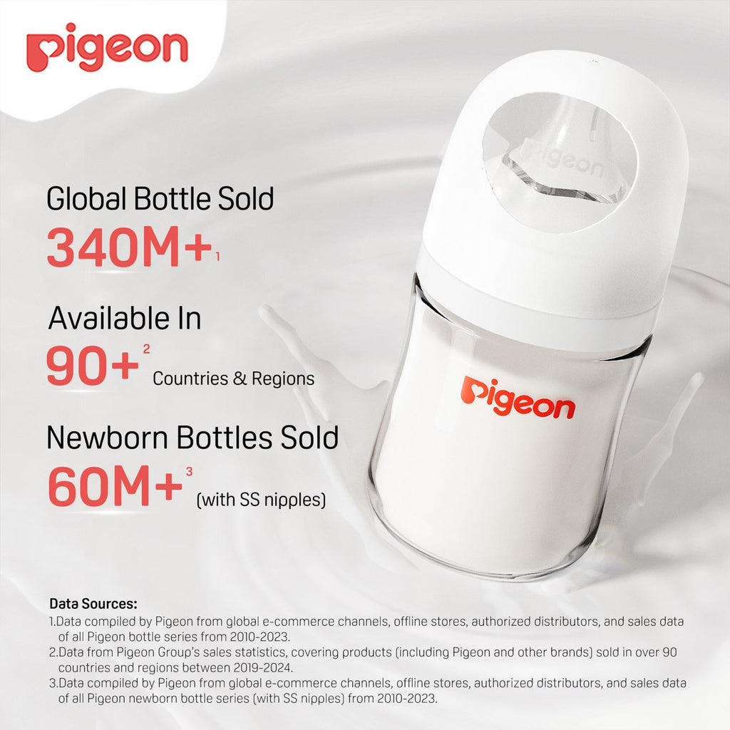 Glass Bottle 5oz with SS Nipple (0M+)