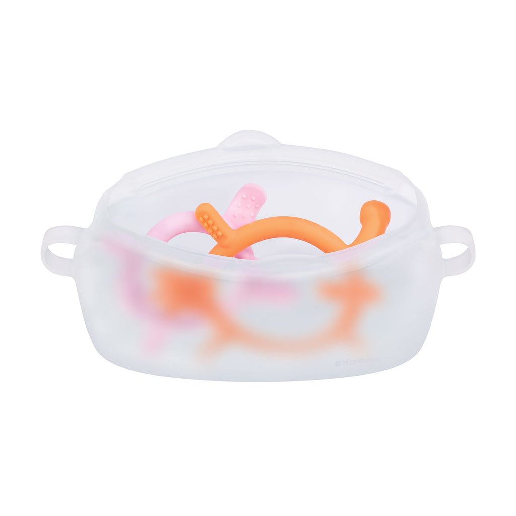 Silicone Teether Set with Travel Case