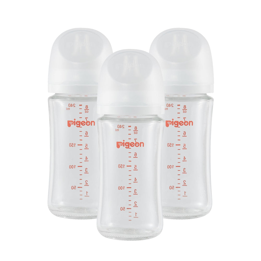 Glass Bottle 8oz with M Nipple (3M+)